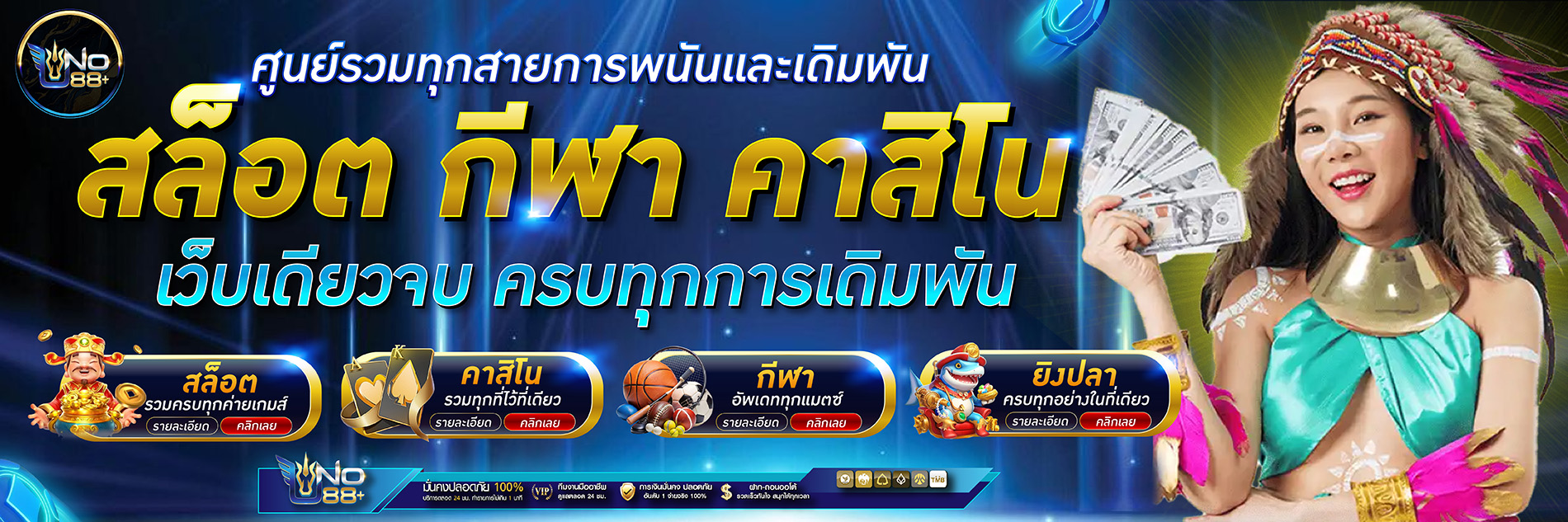 uno88plus เว็บพนันที่ครบจบในที่เดียว เพิ่มโอกาสทำเงินด้วยระบบทันสมัย